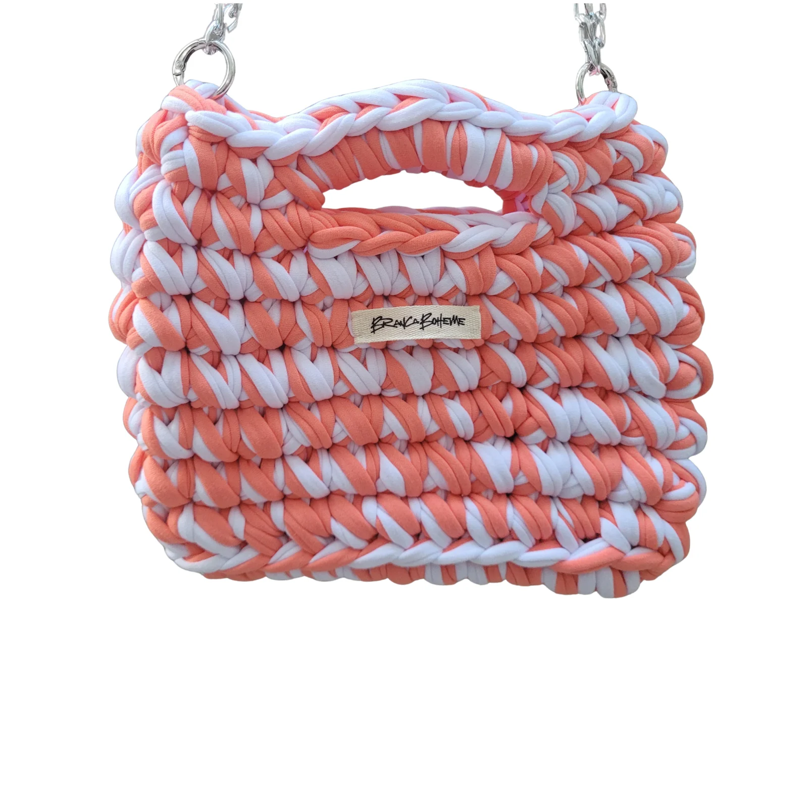 Clutch Muse Colors Papaya & Branco